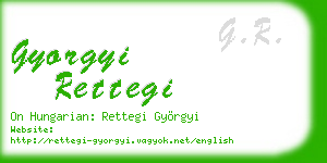 gyorgyi rettegi business card