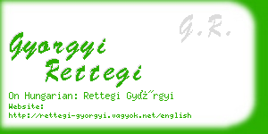 gyorgyi rettegi business card